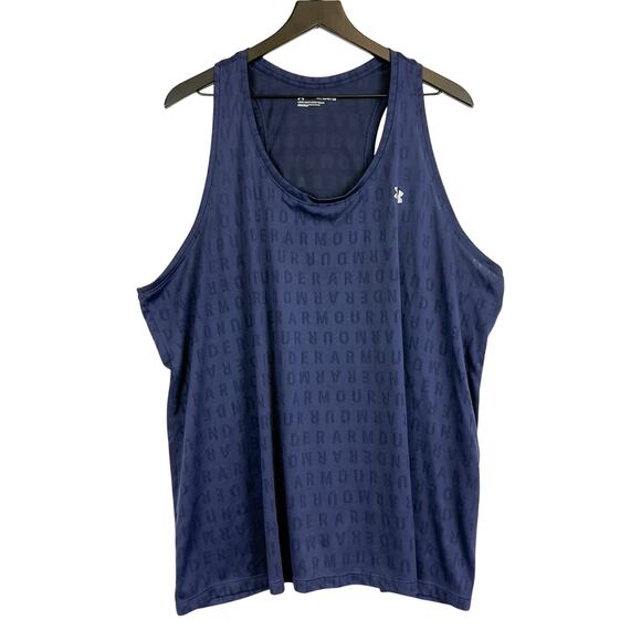 Under Armour Womens Tank Top Active Navy Blue Loose Fit - Plus 3X - Picture 1 of 9